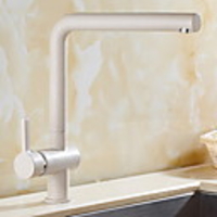 Kitchen faucet - Single Handle One Hole Electroplated Standard Spout Ordinary Kitchen Taps / Brass