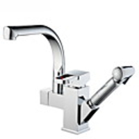 Kitchen faucet - Single Handle One Hole Electroplated Standard Spout Ordinary Kitchen Taps