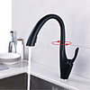 Kitchen faucet - Single Handle One Hole Painted Finishes Pull-out / ­Pull-down / Tall / ­High Arc Centerset Contemporary Kitchen Taps / Brass