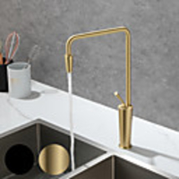 Kitchen faucet - Single Handle One Hole Painted Finishes Tall /High Arc Mount Outside Contemporary Kitchen Taps