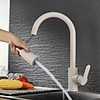 Kitchen faucet - Single Handle One Hole Pull-out / ­Pull-down / Tall / ­High Arc Contemporary Kitchen Taps / Stainless Steel