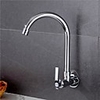 Kitchen faucet - Single Handle One Hole Standard Spout / Tall / ­High Arc Wall Mounted Contemporary Kitchen Taps / Brass