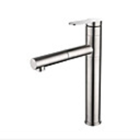 Kitchen faucet - Single Handle One Hole Standard Spout Contemporary Kitchen Taps / Stainless Steel