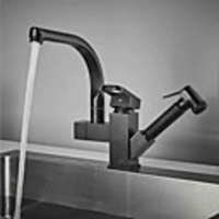 Kitchen faucet - Two Handles One Hole Standard Spout Contemporary Kitchen Taps
