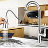 Kitchen Faucet-Single Handle One Hole Stainless Steel Pull-out / Pull-down Installation Surface-mounted Modern Kitchen Faucet