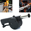 Kitchen Tools BBQ Air Blower Manual Hand Crank Fire Bellows Hard Plastic Metal for Outdoor Camping / Hiking Traveling Outdoor Picnic White / Black