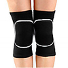 Knee Brace Knee Pads for Yoga Running Outdoor Washable Padded Fabric Cotton Blend One Pair × 2 Training Sports Black Blue Grey
