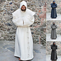 Knight Ritter Medieval Renaissance Coat Masquerade Hoodie Hoodies Robe Men