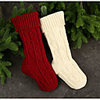 Knit Christmas Stockings 3pcs Pack Large Size Stocking Decorations for Holiday Decor