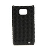 Knitting Pattern Protective Case for Sumsung i9100 - Black or Red in Random