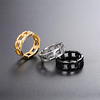 Knuckle Ring Black Gold Silver Stainless Steel Fashion Hip Hop 1pc 7 8 9 10 11 / Men