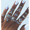 Knuckle Ring Geometrical Silver Alloy Statement Ladies Unusual One-piece Suit / Women
