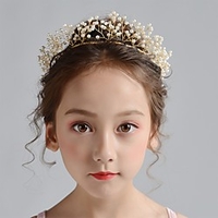 Korean Pearl / Alloy Headpiece with Pearls 1pc Party / Evening Headpiece