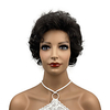 Kort Krullend Donker Bruin Pruiken Voor Vrouwen Meisjes Afro Hittebestendige Synthetisch Haar Pruiken Thema Party Out Fun miniinthebox