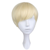 Korte Rechte Cosplay Mannen Boy Party Blonde 30 Cm Synthetisch Haar Pruiken miniinthebox