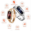 KUPENG B78 Women Smart Bracelet Smartwatch Android iOS Bluetooth Smart Sports Waterproof Heart Rate Monitor Blood Pressure Measurement Pedometer Call Reminder Sleep Tracker Sedentary Reminder Find My
