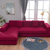 L - Shaped Sofa/Armchair/Loveseat/3 Seater/4 Seater Sofa Cover Stretch Solid Color/Classic/Contemporary Yarn Dyed Slipcovers Non-Slip Dustproof Furniture Protector And Super Soft Sectional miniinthebox