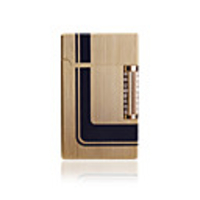 L Printed Gold Rub Lighter