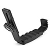 L-type Video Camera Flash Bracket with Two Standard Hot Shoe Slots