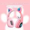 L400 LED Flash Cute Cat Ears Headphone With Microphone Bluetooth Earphone Over-Ear Wireless Music Gaming Player Over-Ear Wireless Headset miniinthebox
