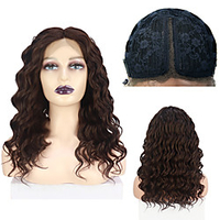 Lace Front Wigs Curly Synthetic Wig for Women Japanese Heat Resistant FIBER 18 Inch Deep Part Lace Wig Free Cap miniinthebox