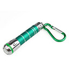 Lace Stretch Tail Flashlight Keychain Green