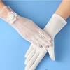 Lace Sunscreen Gloves Ladies Summer Anti-uv Anti-slip Touch Screen Ice Silk Breathable Thin Medium Long Outdoor miniinthebox