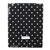 Lacquer Finish Durable Protective Hardshell Case for iPad 2 - Black Case with Mini Dot