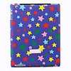 Lacquer Finish Durable Protective Hardshell Case for iPad 2 - Blue Case with Stars