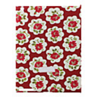 Lacquer Finish Durable Protective Hardshell Case for iPad 2 - Floral