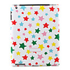 Lacquer Finish Durable Protective Hardshell Case for iPad 2 - White Case with Shooting Stars