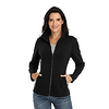 ladies sweat jacket with stand-up collar zipper leisure jacket long-sleeved light jacket,  black miniinthebox