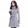 ladies wool coat trench coat with zipper long transition coat miniinthebox