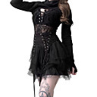 Lady Gothic Punk Gothic Masquerade Vest Women
