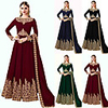 Lady Indian Georgette Embroidered Dress Masquerade Women