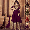 Lady Indian Sharara Georgette Embroidered Dress Masquerade Women