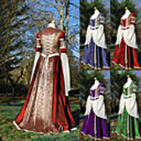 lady medieval renaissance dress masquerade women