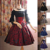 Lady Punk Gothic Medieval Vacation Dress Dress Masquerade Women