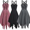 Lady Punk Gothic Medieval Vacation Dress Dress Masquerade Women