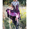 lady retro vintage gothic dress masquerade women