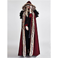 Lady Retro Vintage Medieval Cloak Masquerade Women