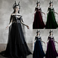 Lady Retro Vintage Medieval Dress Masquerade Women
