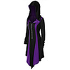 Lady Retro Vintage Punk Gothic Medieval 17th Century Dress Masquerade Hoodie Trench Coat Women