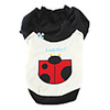 Ladybird Style Soft Coat for Dogs (XS-XL,  Black and White)