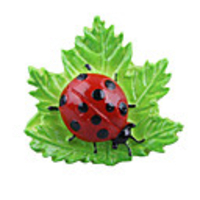 Ladybug Shaped Fridge Magnet(Color Assorted)