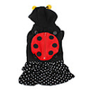 Ladybug Style Hoodie for Dogs (XS-XL,  Black)