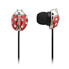 Ladybug Style In-Ear Earphones (Red)