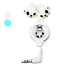 Ladybug Style Retractable Earphones (Assorted Colors)