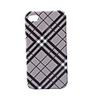 Lagging Protective PVC Case Cover for iPhone 4 (Black)