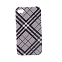 Lagging Protective PVC Case Cover for iPhone 4 (Black)